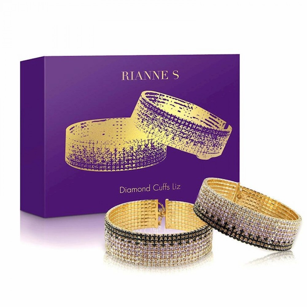 БДСМ игрушки - Наручники со стразами Diamond Rianne S Icons Liz diamanten handboeien