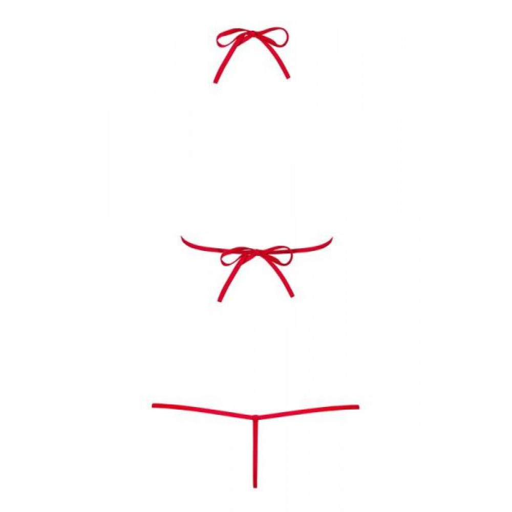 Эротическое боди - Боди Obsessive LUIZA TEDDY S/M 1