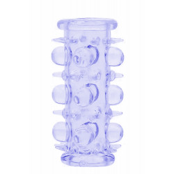 Насадка стимулирующая BOSS Stretchy Sleeve Blue, BS6700013
