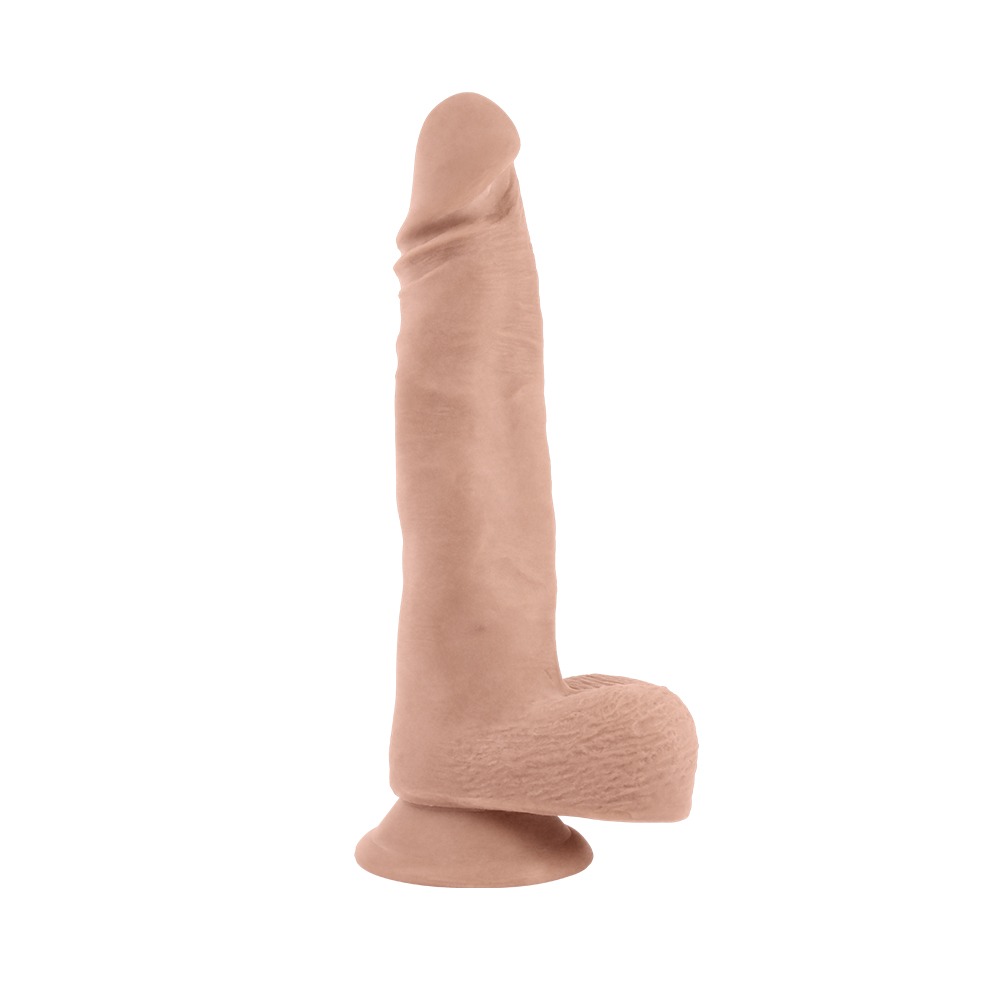 Секс игрушки - Фалломитатор реалистичный с мошонкой Chisa T-skin ReaL Dick Boy на присоске, бежевый, 22 см. 1