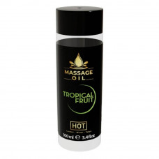 Массажное масло HOT Massage Oil Tropical Fruit с ароматом тропических фруктов, 100 мл