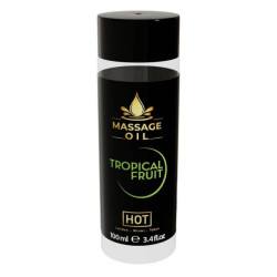 Массажное масло HOT Massage Oil Tropical Fruit с ароматом тропических фруктов, 100 мл