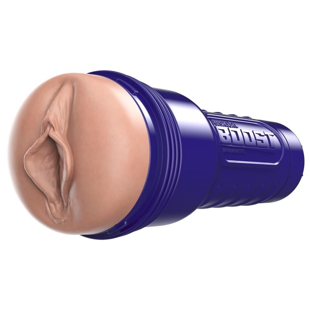 Секс игрушки - Мастурбатор в колбе Fleshlight - Boost Bang Light Medium Flesh