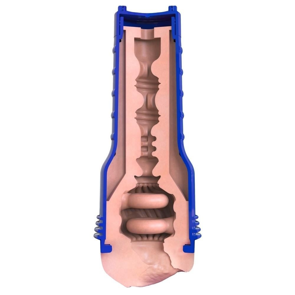 Секс игрушки - Мастурбатор в колбе Fleshlight - Boost Bang Light Medium Flesh 6