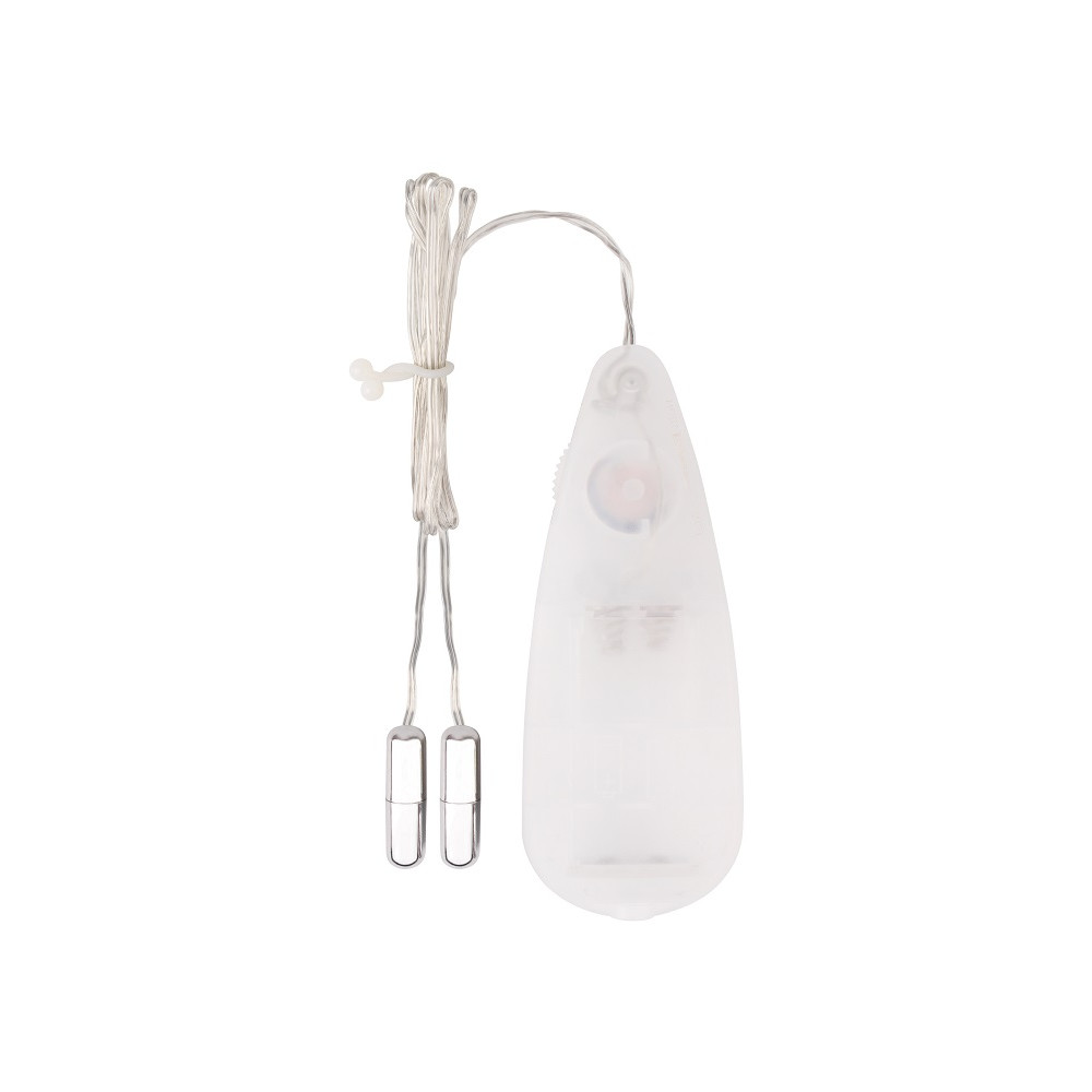 Секс игрушки - Мини-вибропули CHISA Hi-Basic Mini Twins Bullets на проводном пультом, серебристые 1