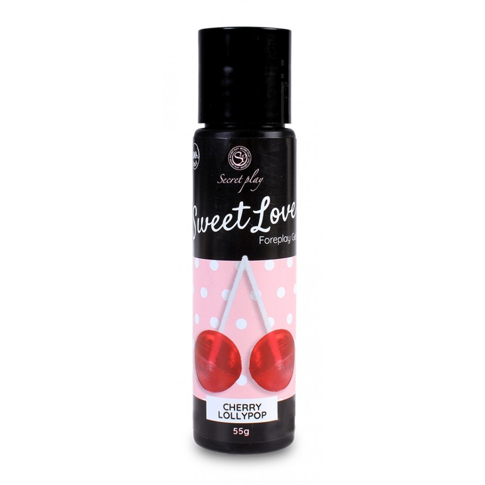 Лубриканты - Гель для орального секса Secret Play - Sweet Love Cherry Lollipop Gel, 60 ml 2