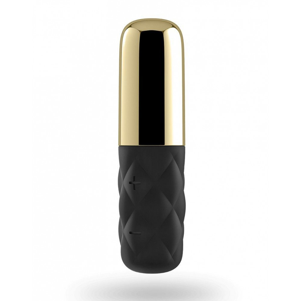 Клиторальный вибратор - Мощный мини-вибратор Satisfyer Sparkling Darling Gold со съемным колпачком, 15 режимов работы