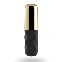 Мощный мини-вибратор Satisfyer Sparkling Darling Gold со съемным колпачком, 15 режимов работы