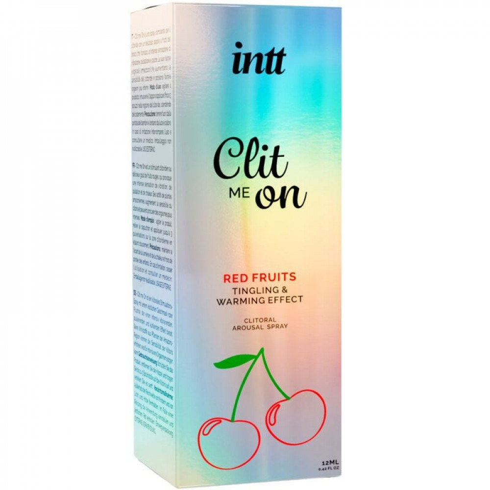 Женские возбудители - Возбуждающий спрей для клитора Intt Clit Me On Red Fruits Warming Effect 12 мл, согревающий эффект 1
