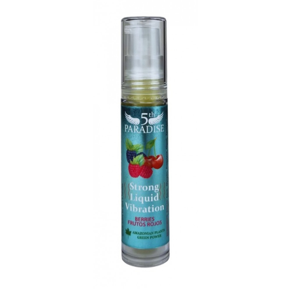 Лубриканты - Стимулирующий гель (жидкий вибратор) 5th PARADISE Strong Liquid Vibration - Berries, 10 ml