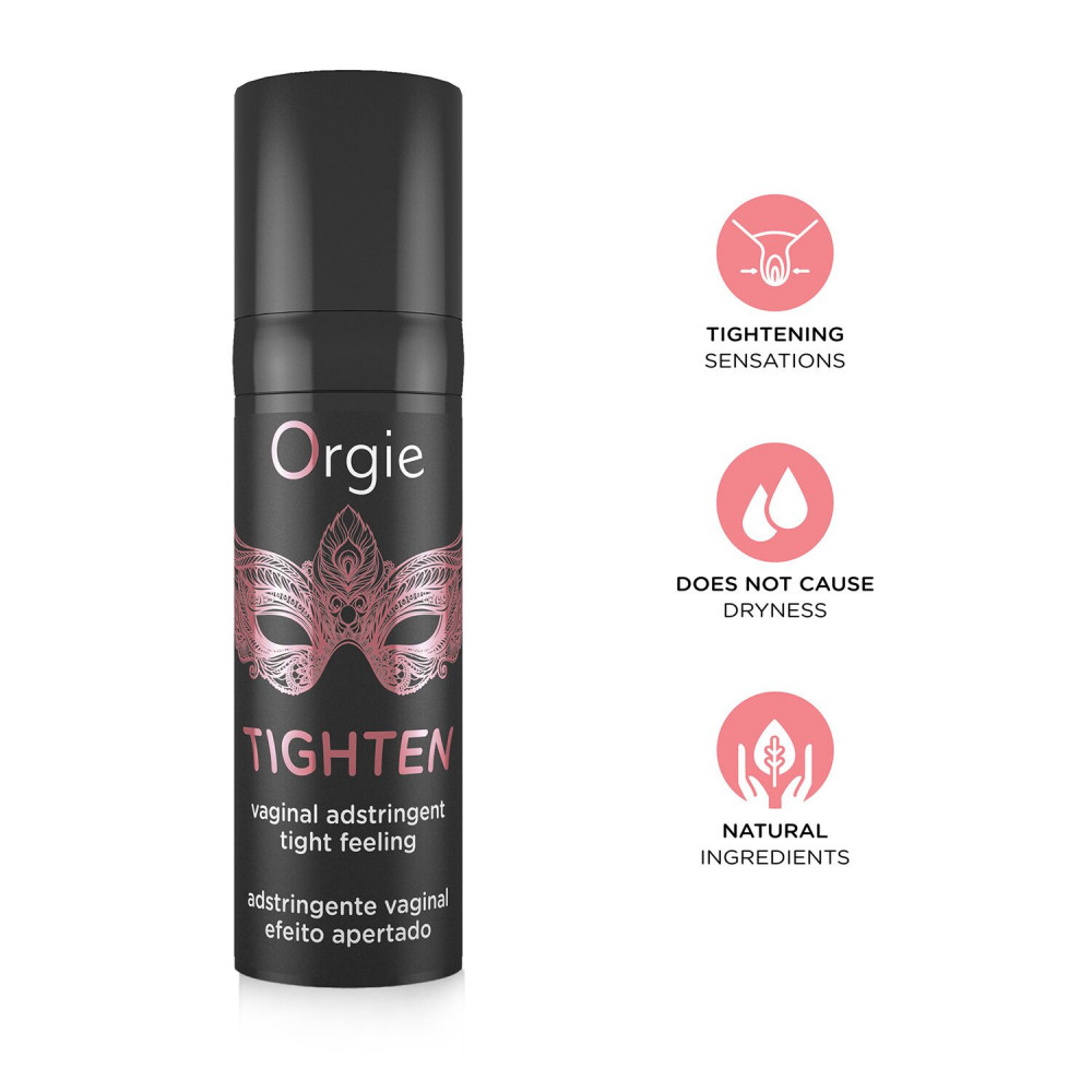 Смазки для женщин - Гель для сужения влагалища Orgie – Tighten (15 мл), вяжущие свойства без сухости 2