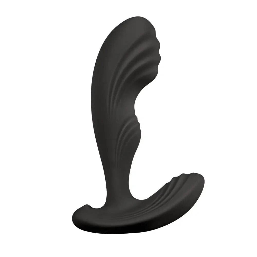 Массажёры простаты с вибрацией - Вибромассажер простаты S Pleasures Premium Cozy, черный, с рельефной головкой, 10 режимов 1