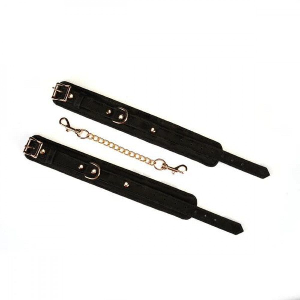 Наручники, веревки, бондажы, поножи - Поножи Liebe Seele Boudoir Amor Ankle Cuffs Black 3