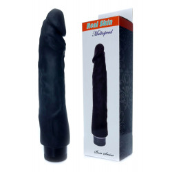 Вибратор Boss Series - Real Skin Black, ( длина 22 см, диаметр 4 см ) BS6700099