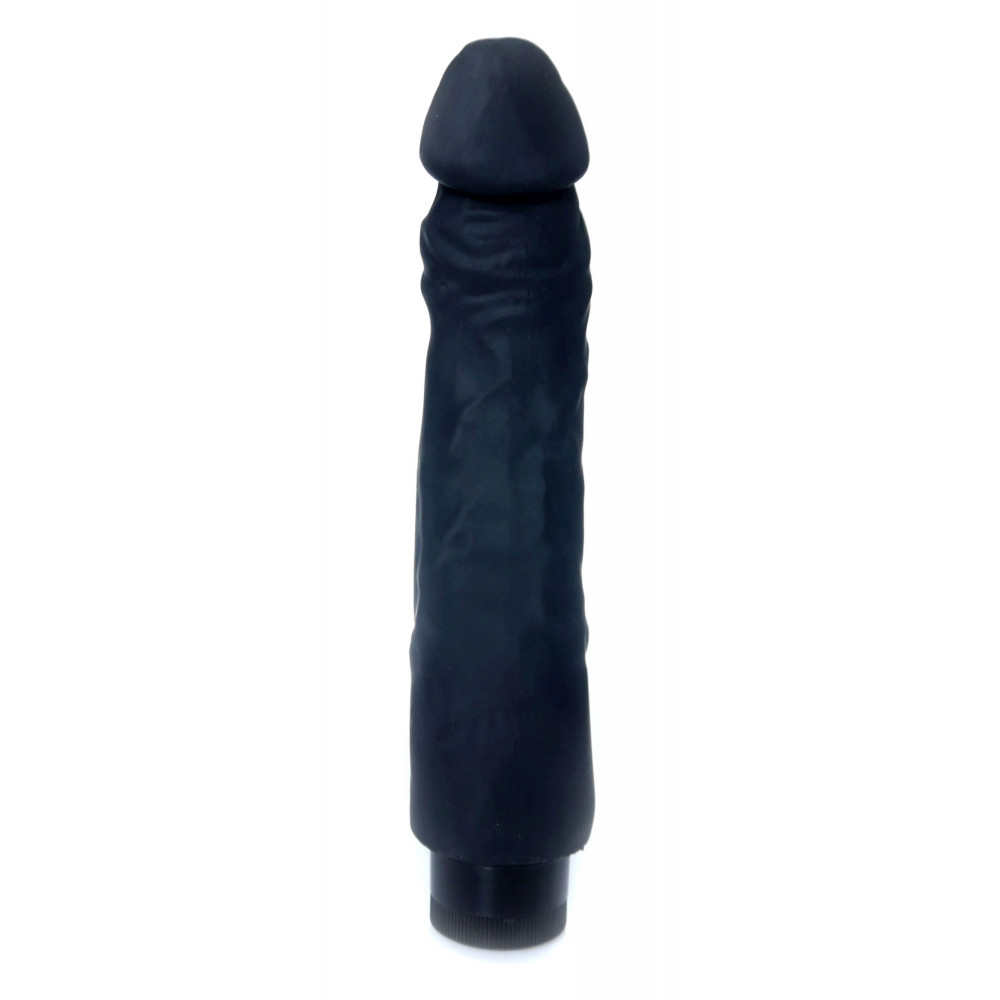 Вибратор - Вибратор Boss Series - Real Skin Black, ( длина 22 см, диаметр 4 см ) BS6700099 5