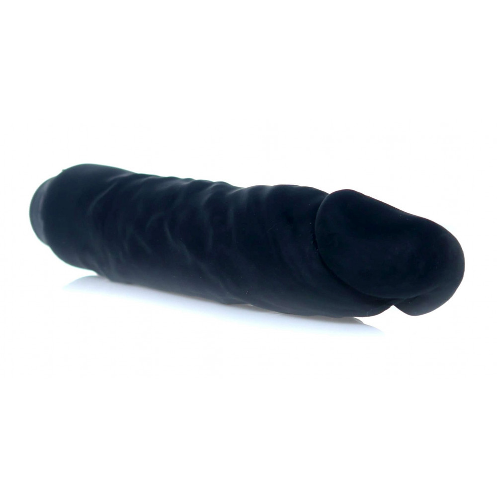 Вибратор - Вибратор Boss Series - Real Skin Black, ( длина 22 см, диаметр 4 см ) BS6700099 3
