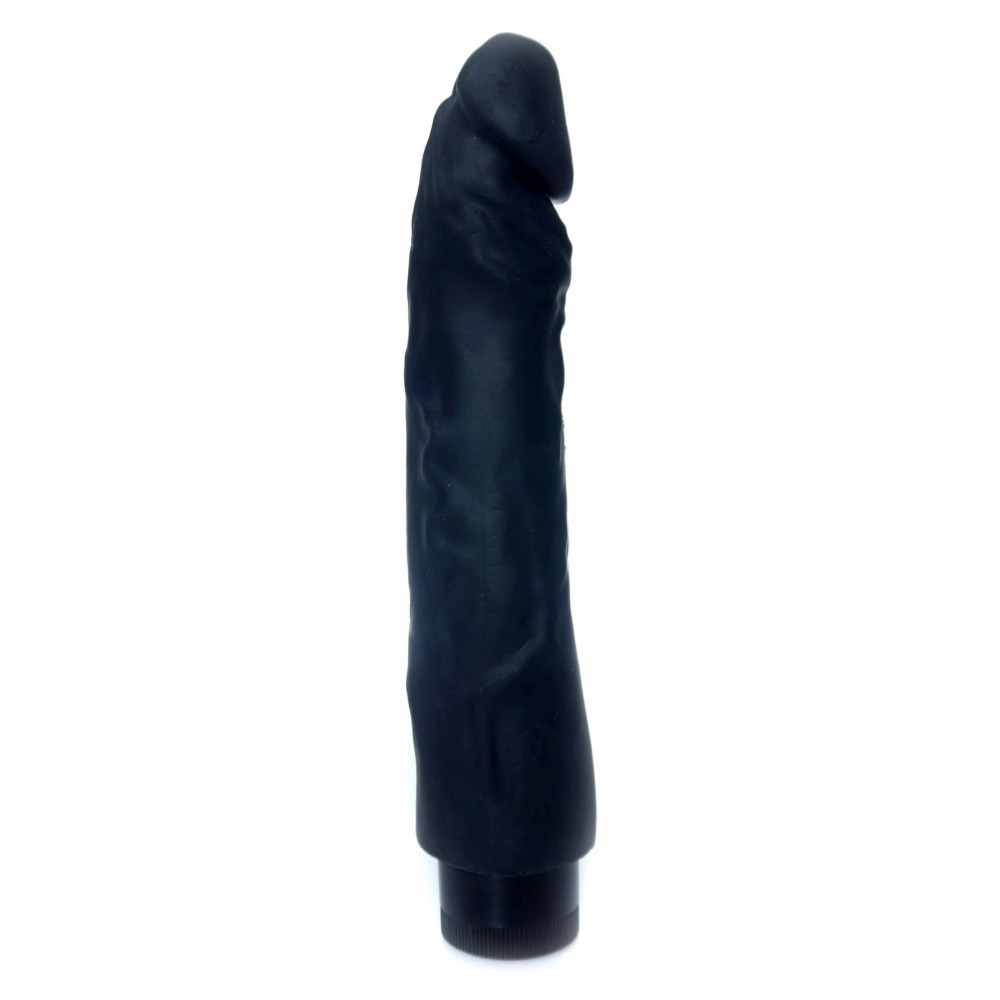 Вибратор - Вибратор Boss Series - Real Skin Black, ( длина 22 см, диаметр 4 см ) BS6700099 6