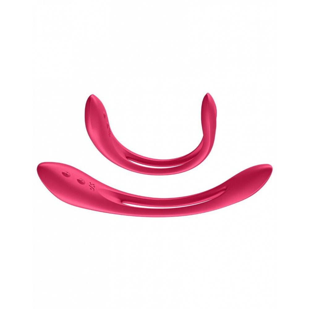 Вибраторы для пар - Универсальный гибкий вибратор для пар Satisfyer Elastic Joy Red 3