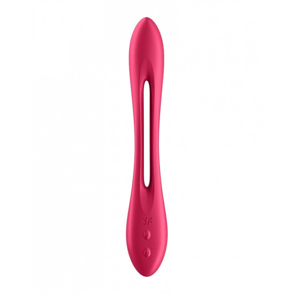 Вибраторы для пар - Универсальный гибкий вибратор для пар Satisfyer Elastic Joy Red 5