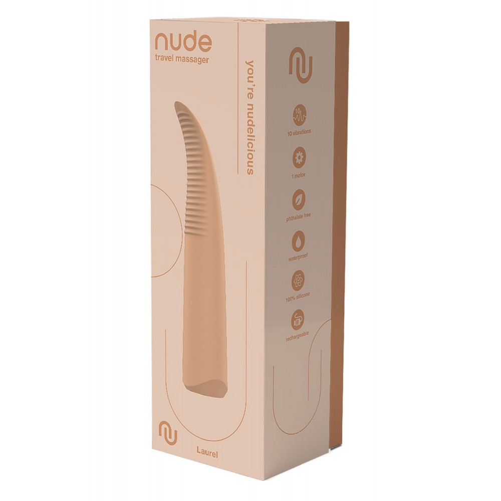 Секс игрушки - Вибратор для точечной стимуляции Dream Toys Nude Laurel, бежевый 4