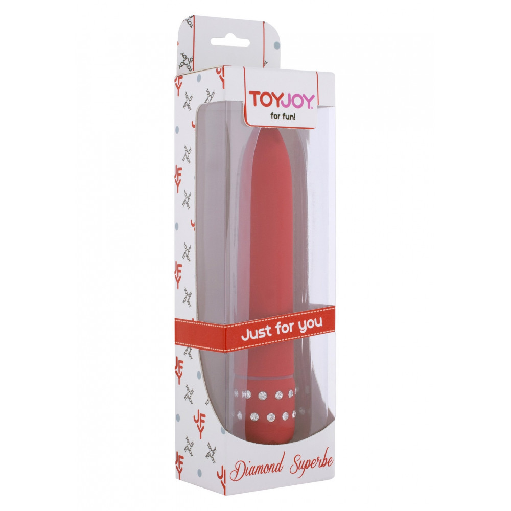Секс игрушки - Вибратор для точки G Diamond Superbe Vibe красный Toy Joy 1