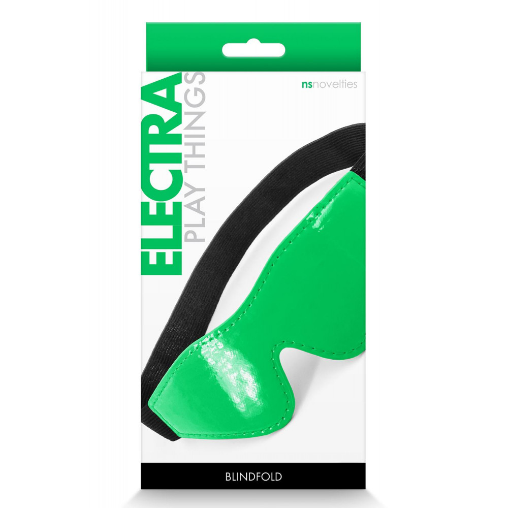 Секс игрушки - Маска на глаза NS Novelties ELECTRA BLINDFOLD GREEN 1