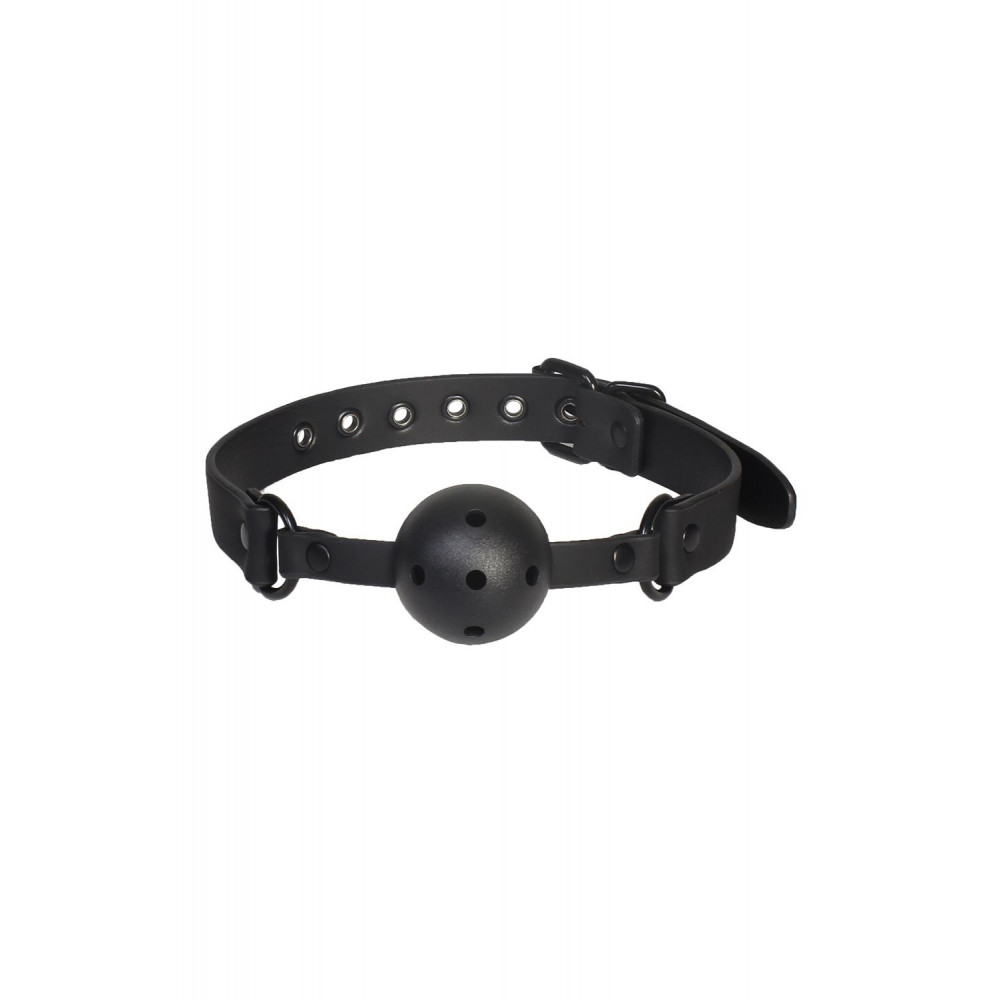 БДСМ игрушки - Кляп BLAZE BALL GAG WITH PAINTING EDGE BLACK 2