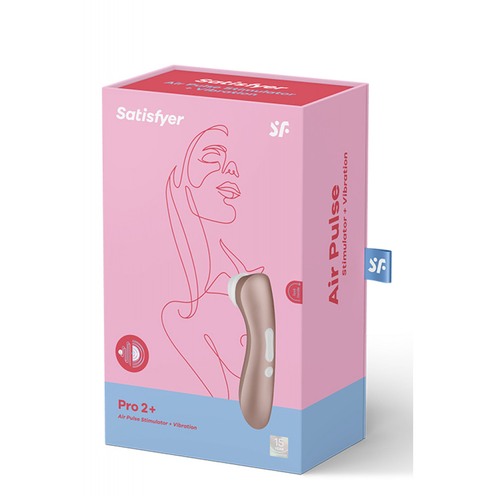 Клиторальный вибратор - Вакуумный клиторальный стимулятор SATISFYER PRO 2 VIBRATION 3
