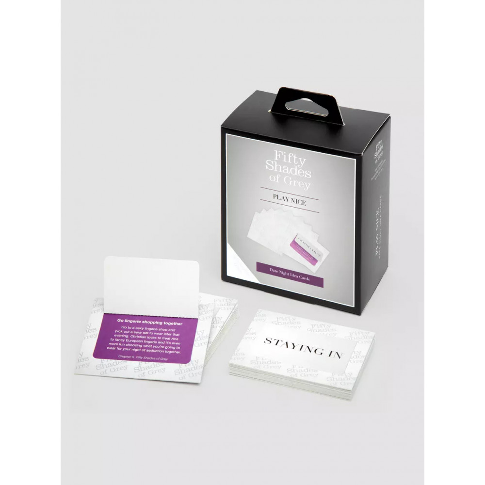 Эротические игры - Карточная игра Ночное свидание Fifty Shades of Grey Play Nice Idea Card