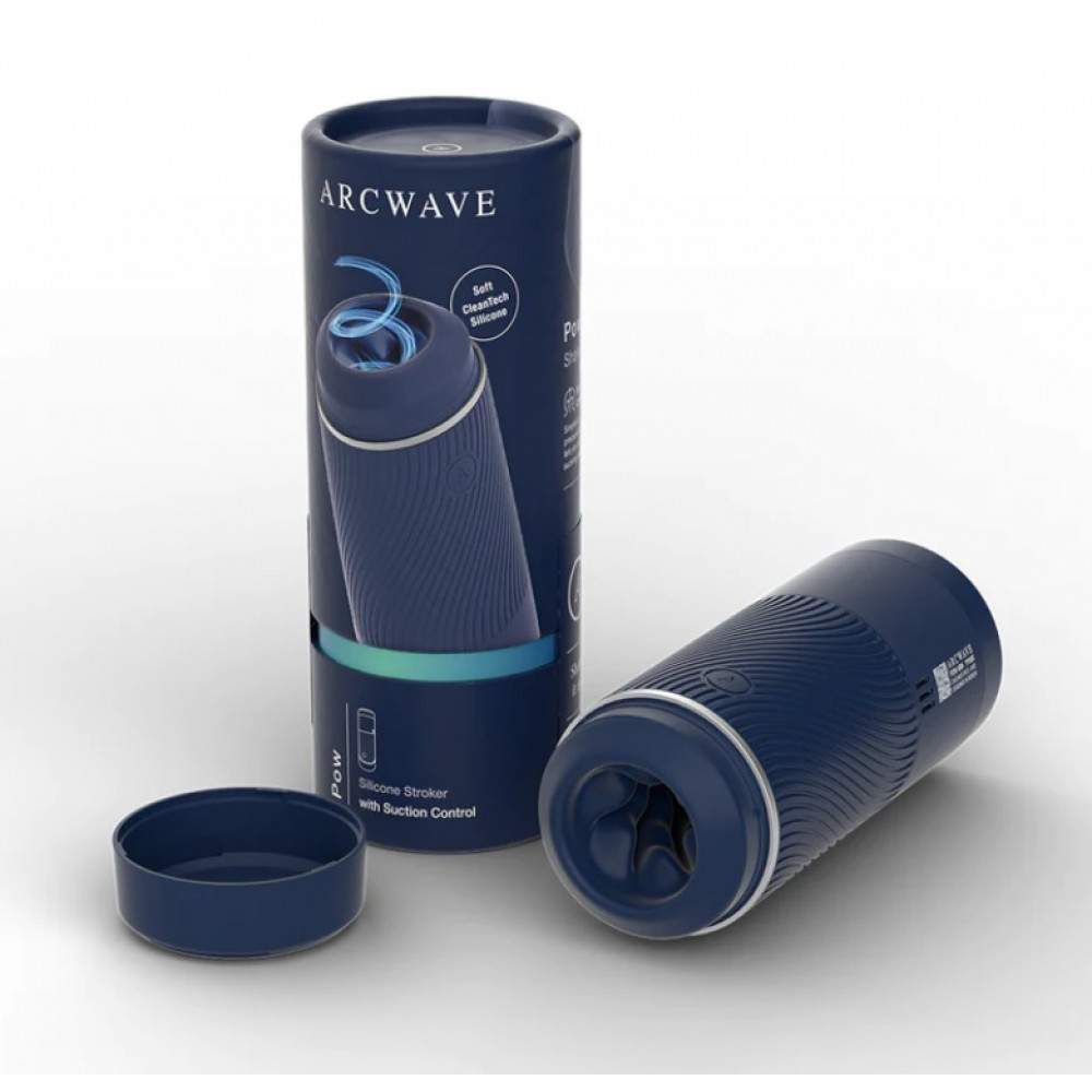Мастурбатор - Мастурбатор премиум-класса с контролем всасывания Arcwave Pow Stroker Blue