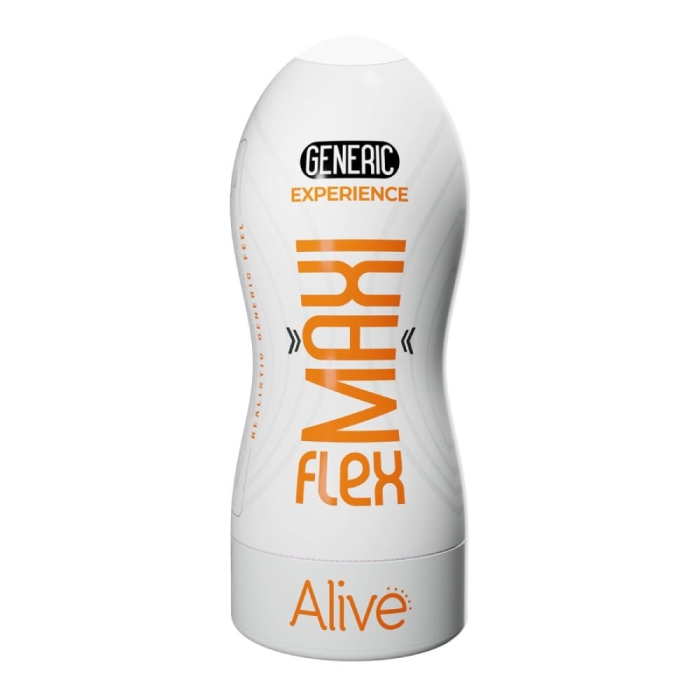 Секс игрушки - Мастурбатор вагина Alive Maxi Flex Generic Experience бежевый в белой колбе 2