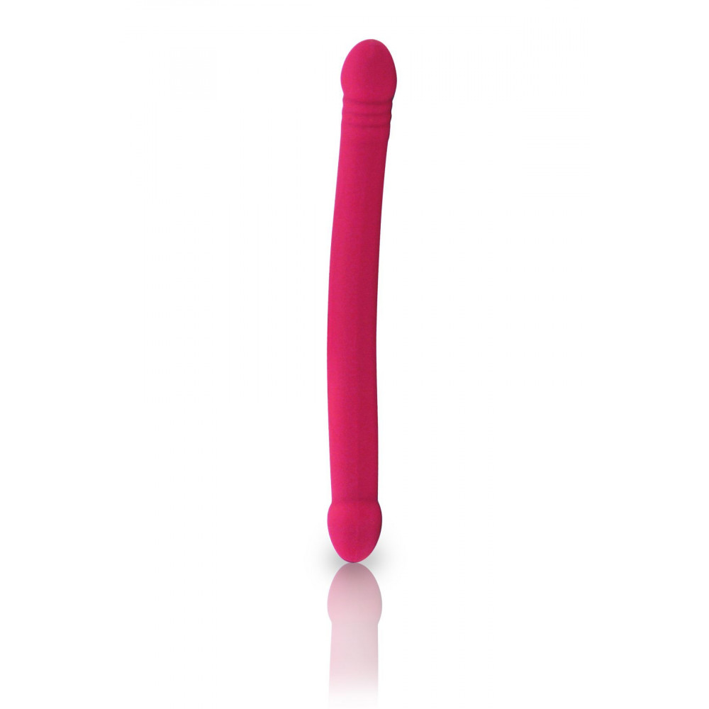Двухсторонние фаллоимитаторы - Фаллоимитатор двусторонний Dorcel Real Double Do Magenta, диаметр 4см, длина 42см