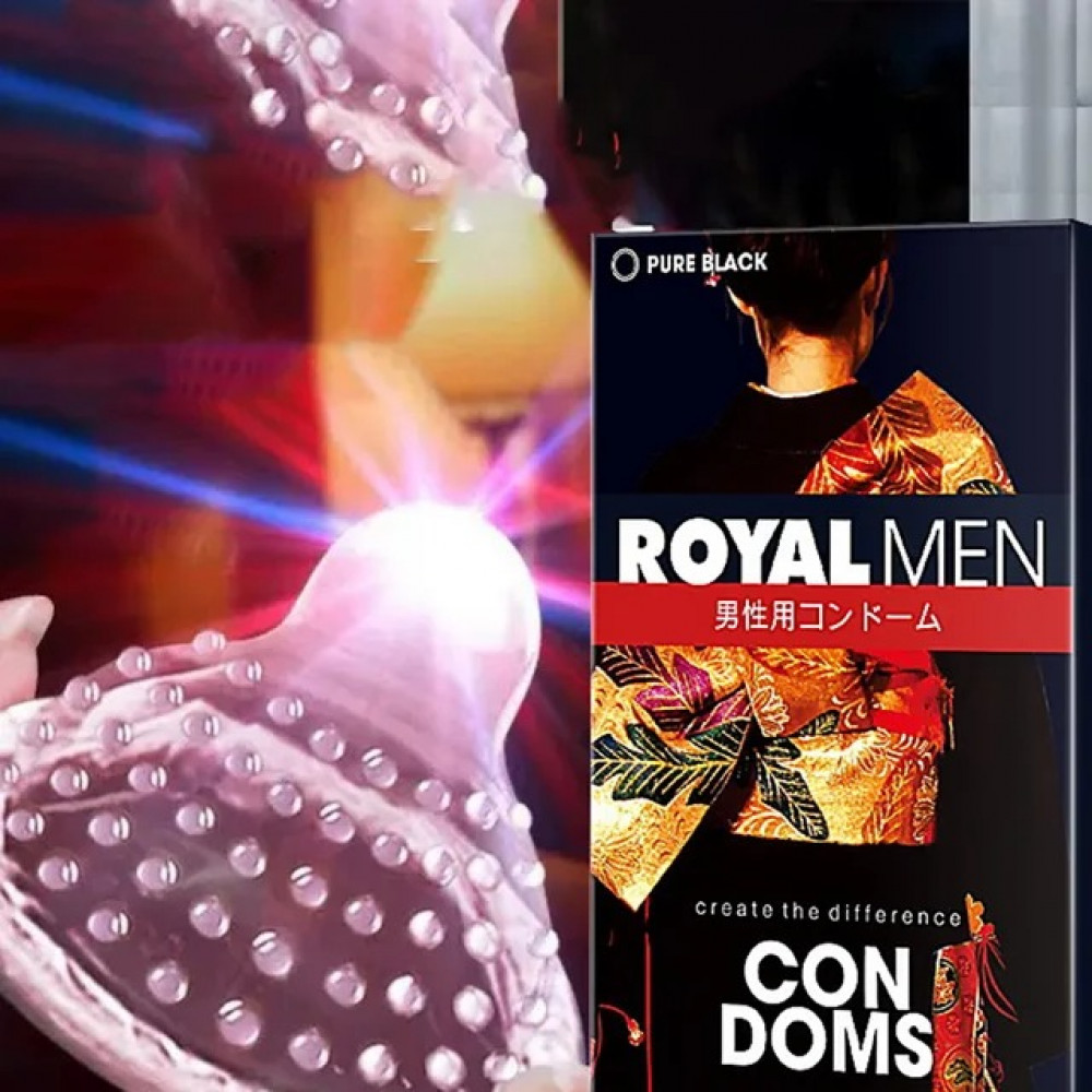 Лубриканты - Презервативы OLO Royal Men с гиалуроновой кислотой (цена за 10 шт. в упаковке)