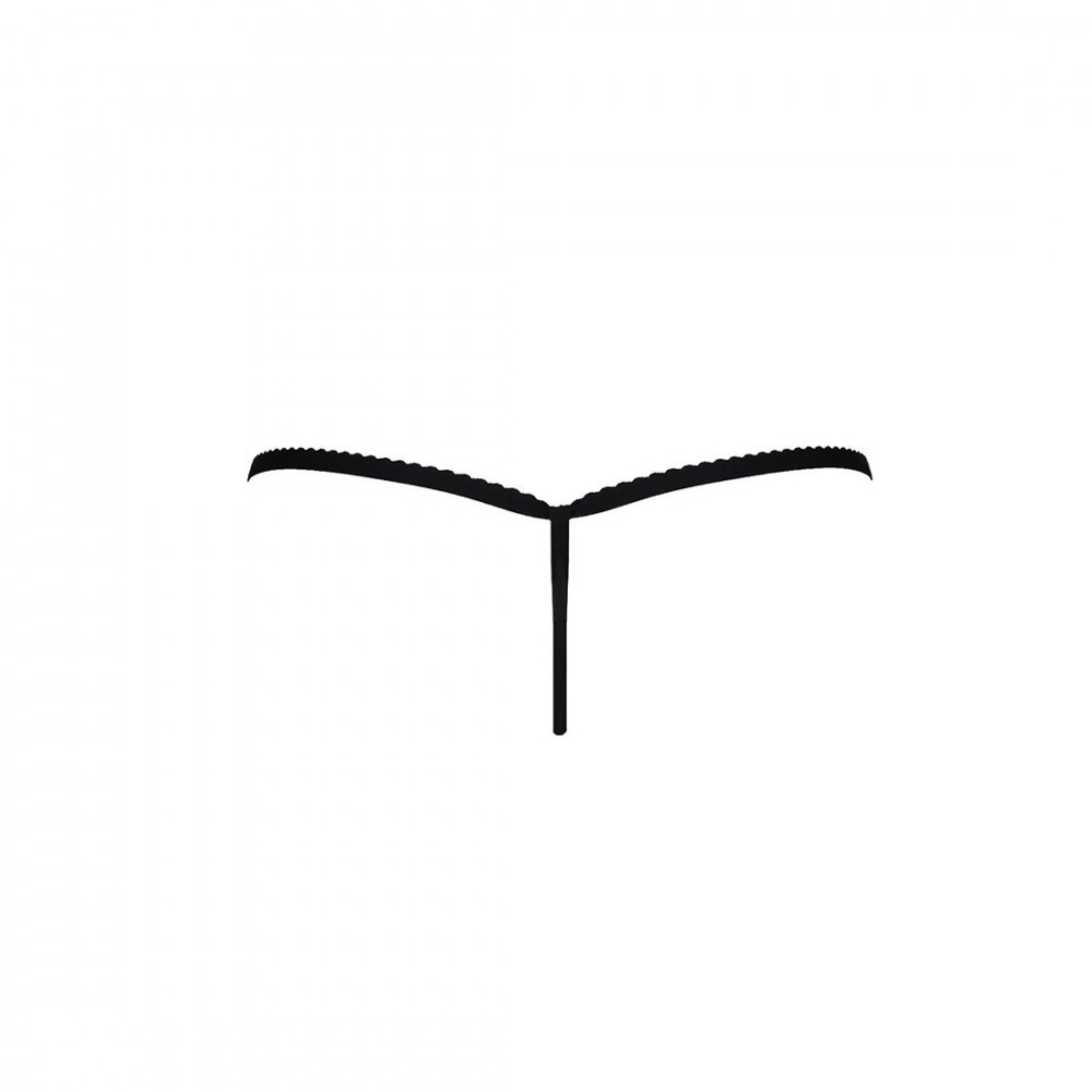 Сексуальные трусики - Трусики кружевные ATHENA THONG black S/M - Passion Exclusive 1