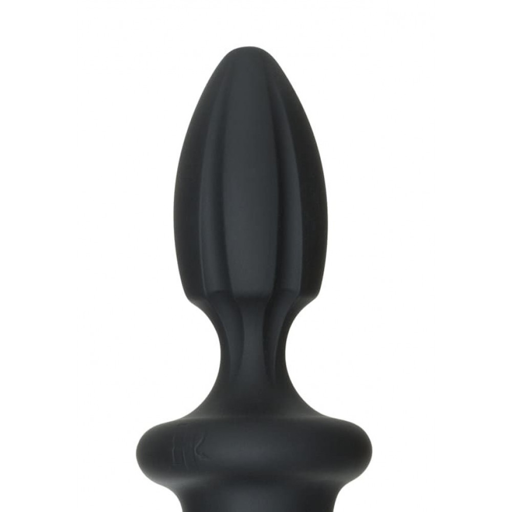 Анальная пробка - Анальный плаг с дилдо Doc Johnson Kink - Dual Density SECONDSKYN Fuck Plug - Black 3