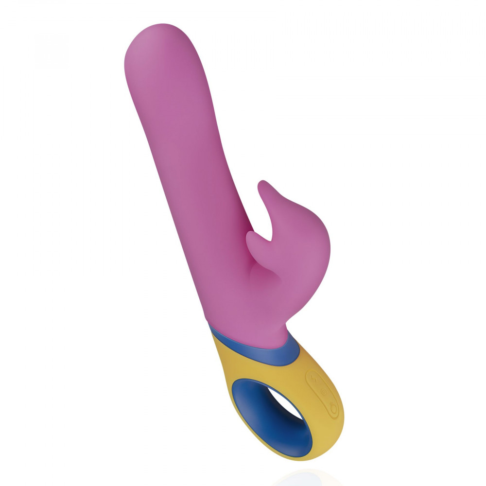 Вибратор-кролик - Вибратор-кролик с ротацией PMV20 Copy - Dolphin Vibrator 4