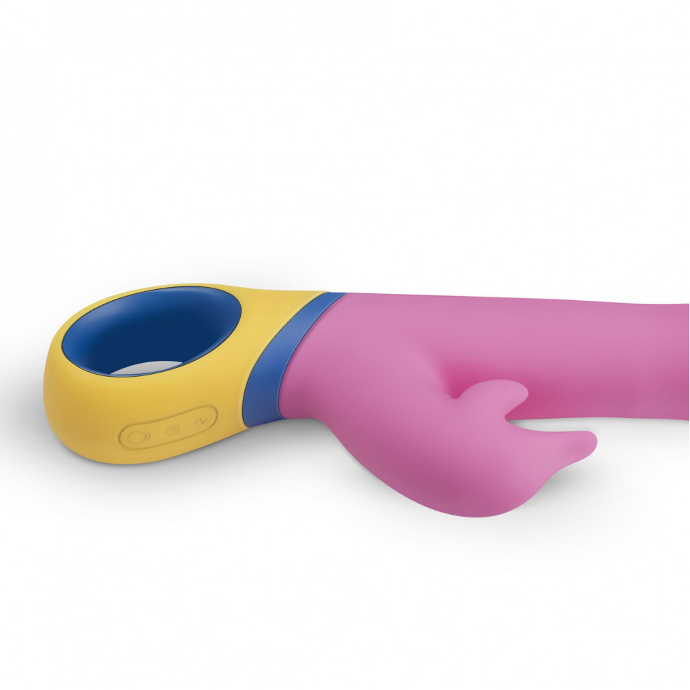 Вибратор-кролик - Вибратор-кролик с ротацией PMV20 Copy - Dolphin Vibrator 5