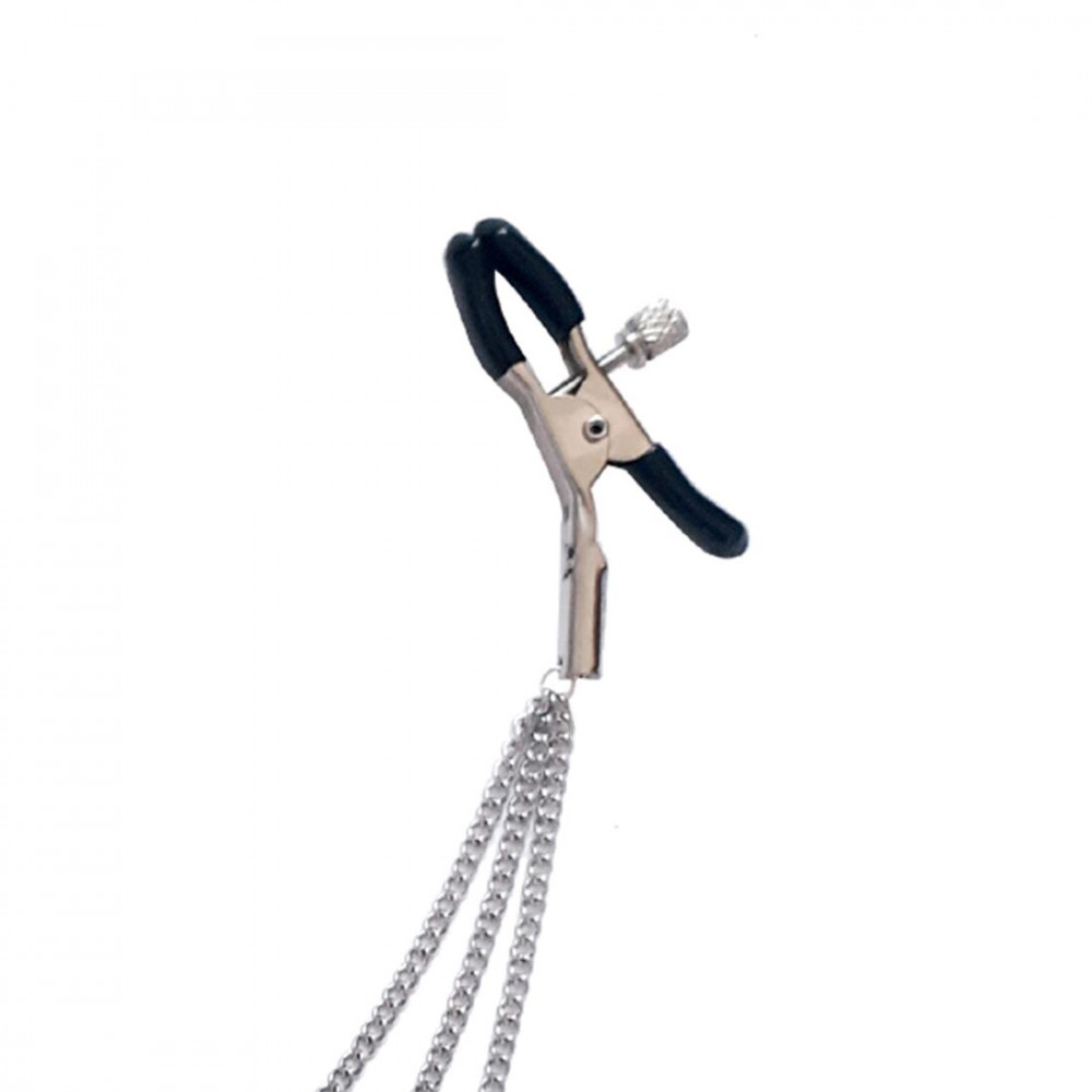 Интимные украшения - Зажимы для сосков Art of Sex - Nipple Jewerlry Three Chains 2