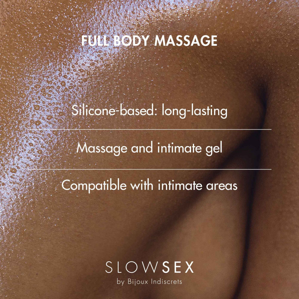Массажные гели - Силиконовый гель для массажа всего тела Bijoux Indiscrets Slow Sex Full body massage  2
