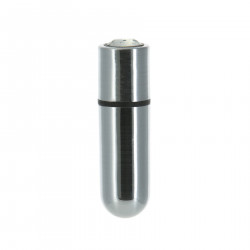 Вибропуля PowerBullet First-Class Bullet 2.5″ with Key Chain Pouch, Silver, 9 режимов вибрации