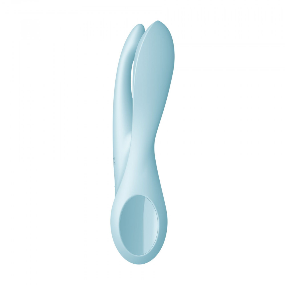 Клиторальный вибратор - Клиторальный вибратор Satisfyer Threesome 1 Light Blue 5