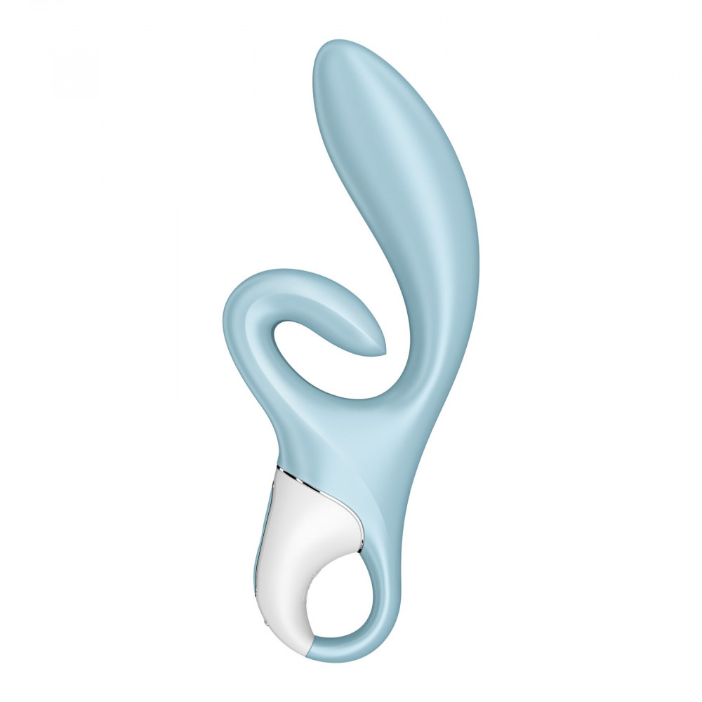 Вибратор-кролик - Вибратор-кролик Satisfyer Touch Me Blue, двойной отросток, 3 мощных мотора 6