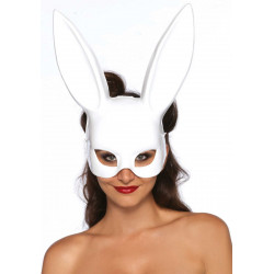 Маска кролика Leg Avenue Masquerade Rabbit Mask White, длинные ушки, на резинке