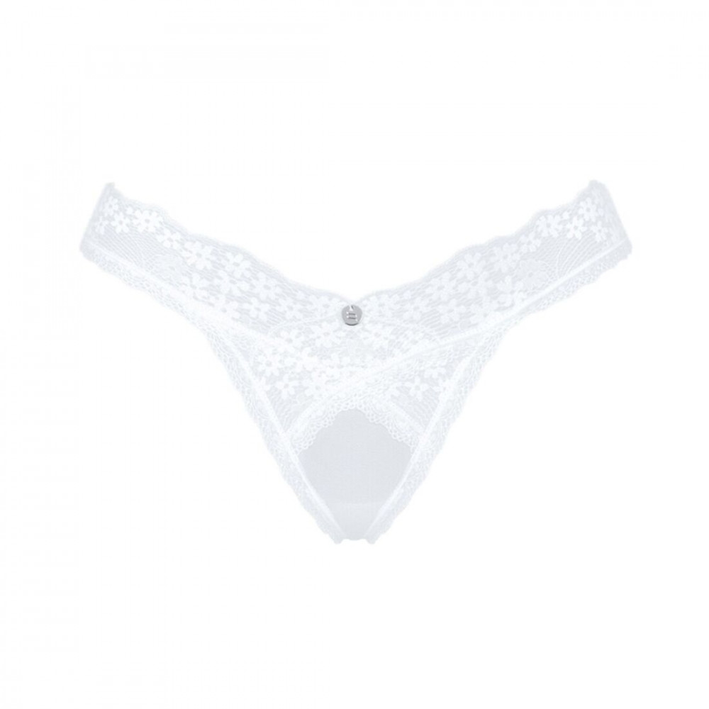 Сексуальные трусики - Кружевные танга Obsessive Heavenlly thong XL/2XL 3