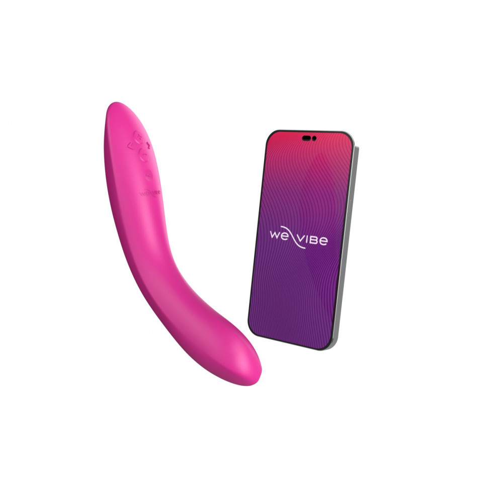 Стимулятор точки G - Смарт-вибратор We-Vibe Rave 2 Twisted Pleasure Pink, для точки G и входа во влагалище, 2 мотора