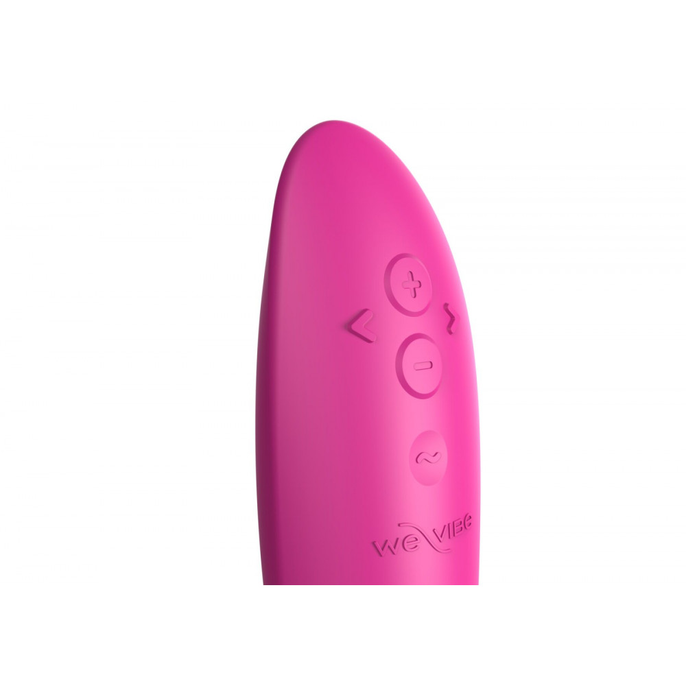 Стимулятор точки G - Смарт-вибратор We-Vibe Rave 2 Twisted Pleasure Pink, для точки G и входа во влагалище, 2 мотора 6