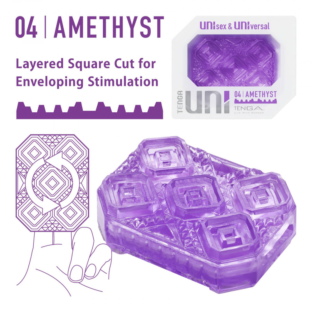 Другие мастурбаторы - Мастурбатор Tenga UNI Amethyst 1