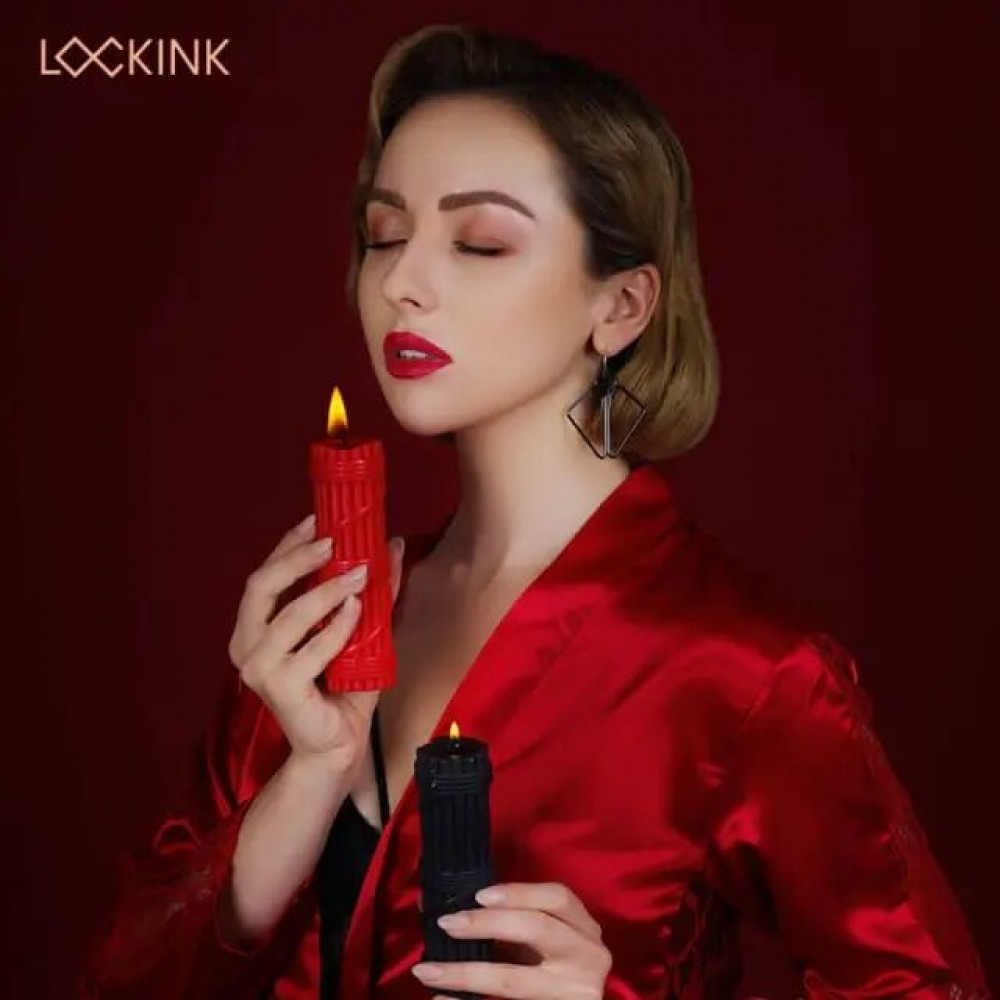   Аксессуары - Свечи для BDSM LOCKINK SEVANDA Fetish Drip Candles Set 2 шт 4