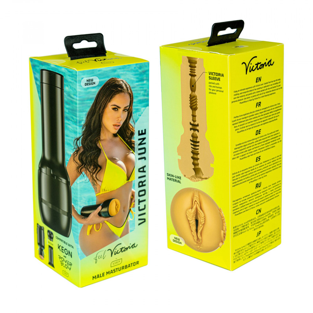 Мастурбаторы вагины - Мастурбатор Kiiroo Feel Victoria June PBC совместим с PowerBlow и Keon 6