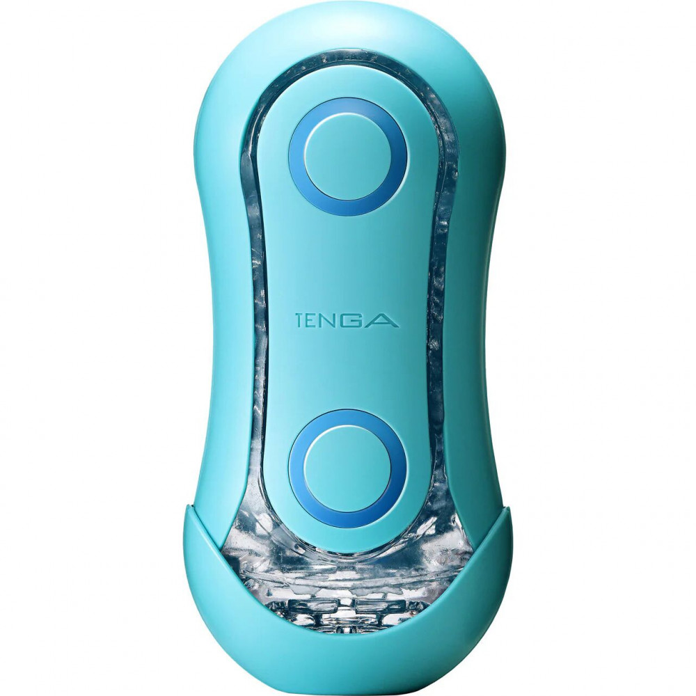 Другие мастурбаторы - Мастурбатор Tenga Flip Orb — Ocean Blue, с изменяемым сжатием, со стимулирующими шариками внутри